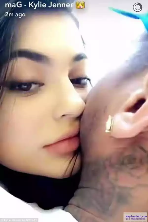 Kylie Jenner Cuddles Tyga In New Snapchat Video